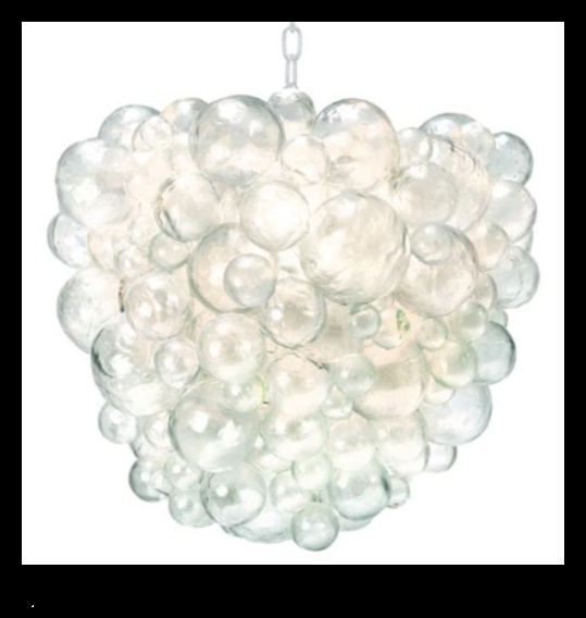 Airy Opulence: Illuminate Your Space with Bubble Chandeliers