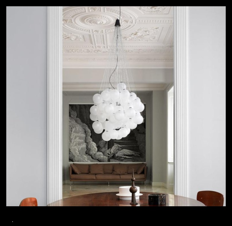 Playful Elegance: Bubble Chandeliers Adding a Touch of Whimsy